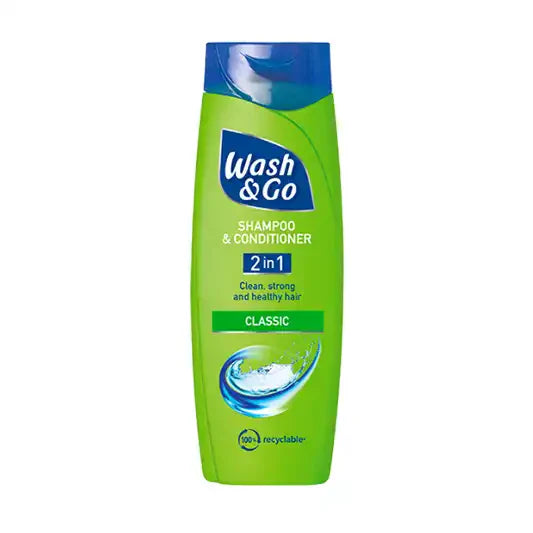 Wash & Go Shampoo 2in1 Classic 9 x 200ML