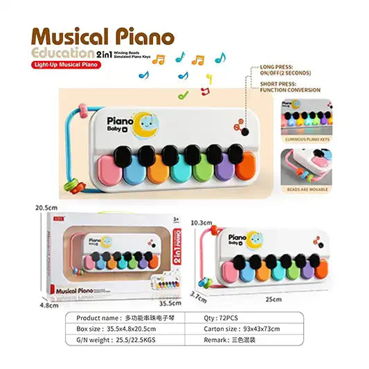 Multi functional bead electronic keyboard [88818]