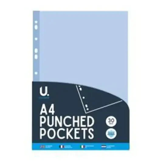 P2426	A4 Punched Pockets, 30pk