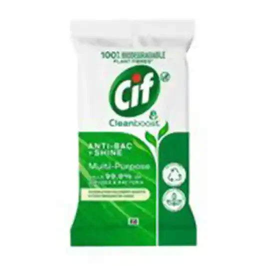 Cif Wipes Antibac & Shine Biodegradable (c)