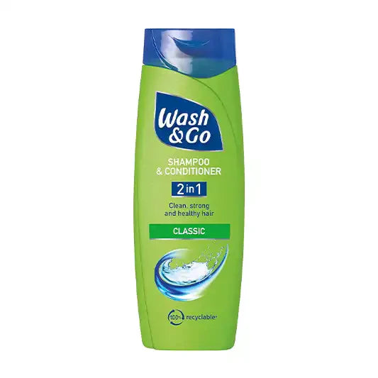 WASH & GO SHAMPOO 2IN1 CLASSIC 6 x 400ML
