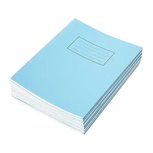 SILVINE EXERCISE BOOK (PACK OF 10 )  40 LEAVES BLUE COVER A4 RULED
